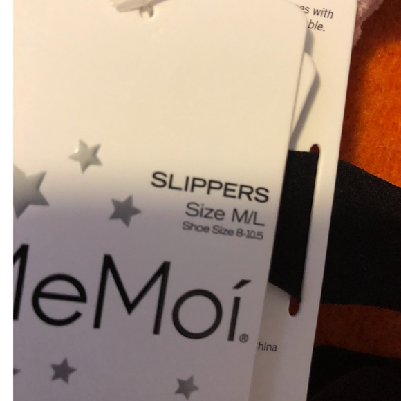 MeMoi pink shimmery plush knit slippers NWT - Picture 11 of 12